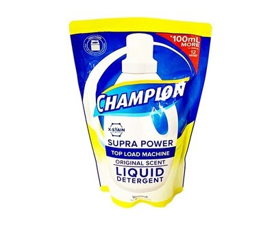 Champion Supra Power Top Load Machine Original Scent Liquid Detergent 1000mL