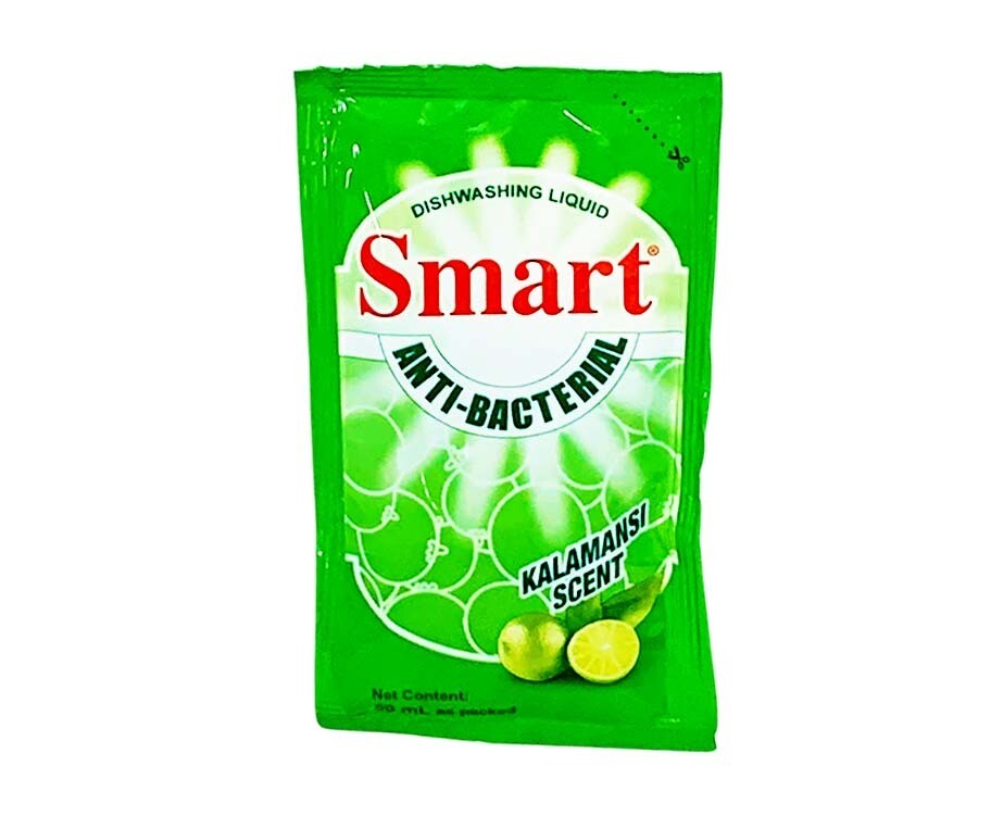 Smart Anti-Bacterial Dishwashing Liquid Kalamansi Scent 50mL