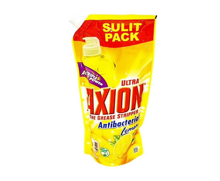 Axion Antibacterial Ultra Dishwashing Liquid Lemon Sulit Pack 850mL