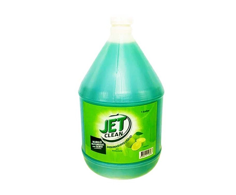 Jet Clean Dishwashing Liquid with Antibacterial Calamansi 1 Gallon