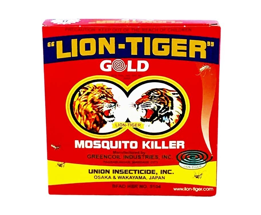 Lion-Tiger Gold Mosquito Killer 10 Pieces