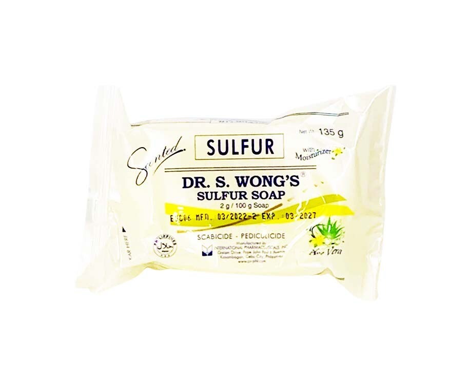 Dr. S. Wong&#39;s Sulfur Soap Scented Aloe Vera with Moisturizer 135g