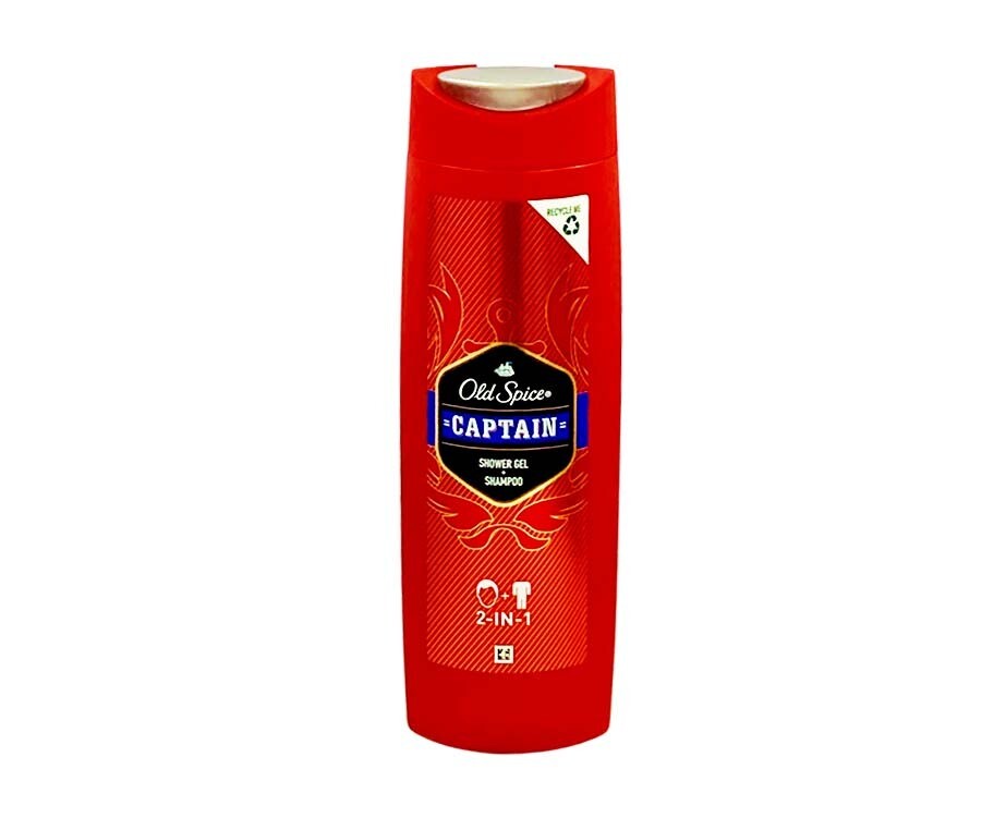 Old Spice Captain 2-in-1 Shower Gel + Shampoo 400mL