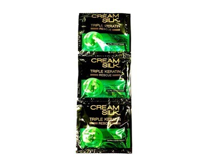 Cream Silk Triple Keratin Rescue Ultimate Hair Fall Defiance Conditioner (6 Packs x 10mL)