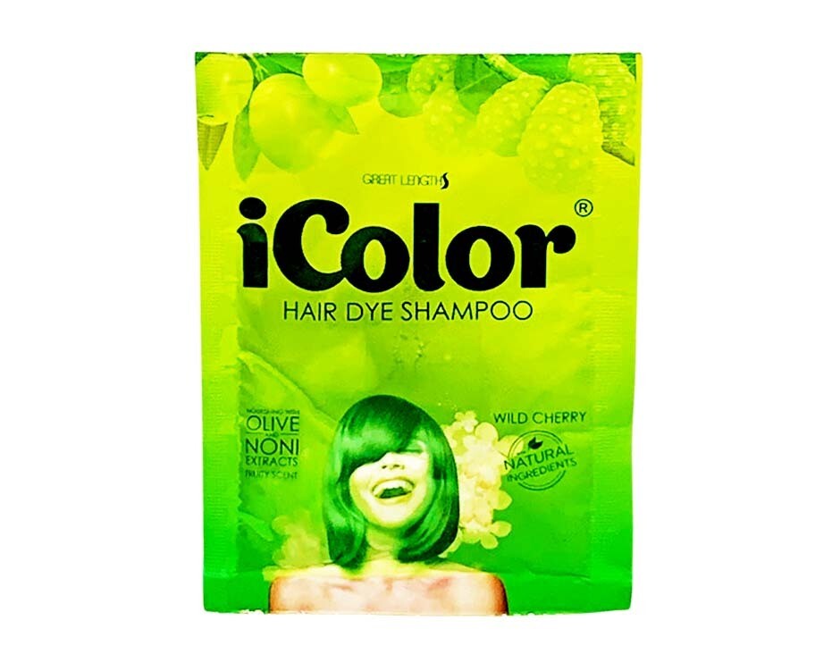 Great Lengths iColor Hair Dye Shampoo Wild Cherry 30mL