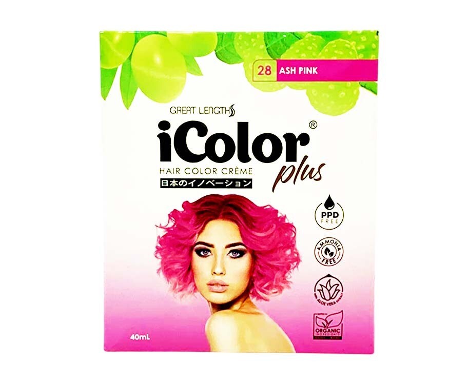 Great Lengths iColor Plus Hair Color Creme 28 Ash Pink 40mL