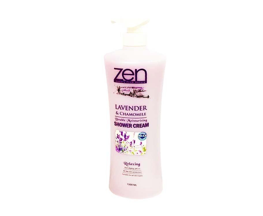Zen Lavender & Chamomile Double Moisturizing Shower Cream Relaxing 1L