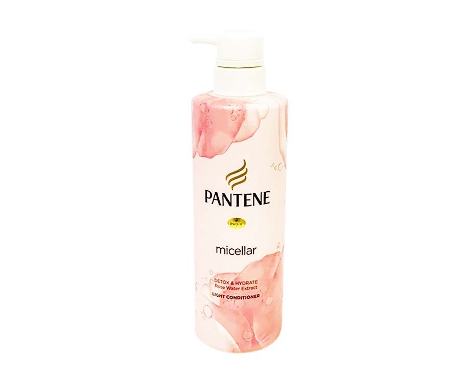 Pantene Pro-V Micellar Detox &amp; Hydrate Rose Water Extract Light Conditioner 530mL