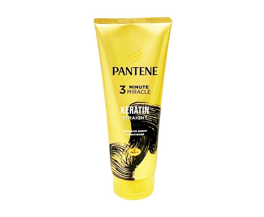 Pantene Pro-V 3 Minute Miracle Keratin Straight Intensive Serum Conditioner 300mL