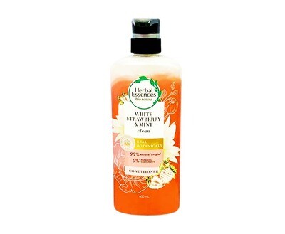 Herbal Essences White Strawberry & Mint Clean Real Botanicals Conditioner 600mL