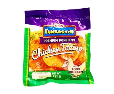 CDO Funtastyk Premium Boneless Chicken Tocino 225g