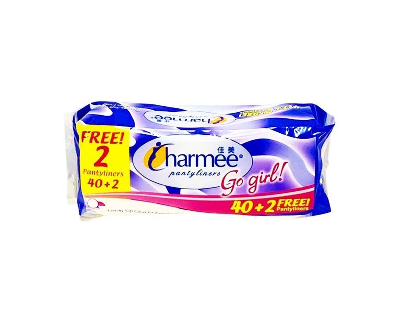 Charmee Pantyliners Go Girl 40+2 Pantiliners