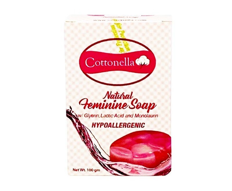 Cottonella Natural Feminine Soap Hypoallergenic 100g