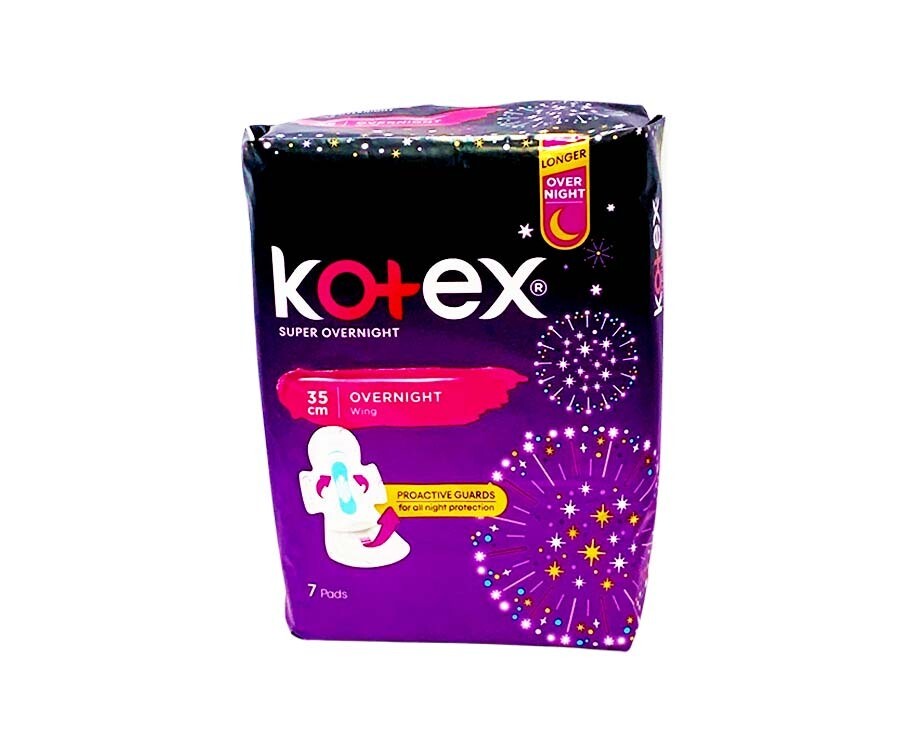 Kotex Super Overnight Longer Overnight Wing 35cm 7 Pads