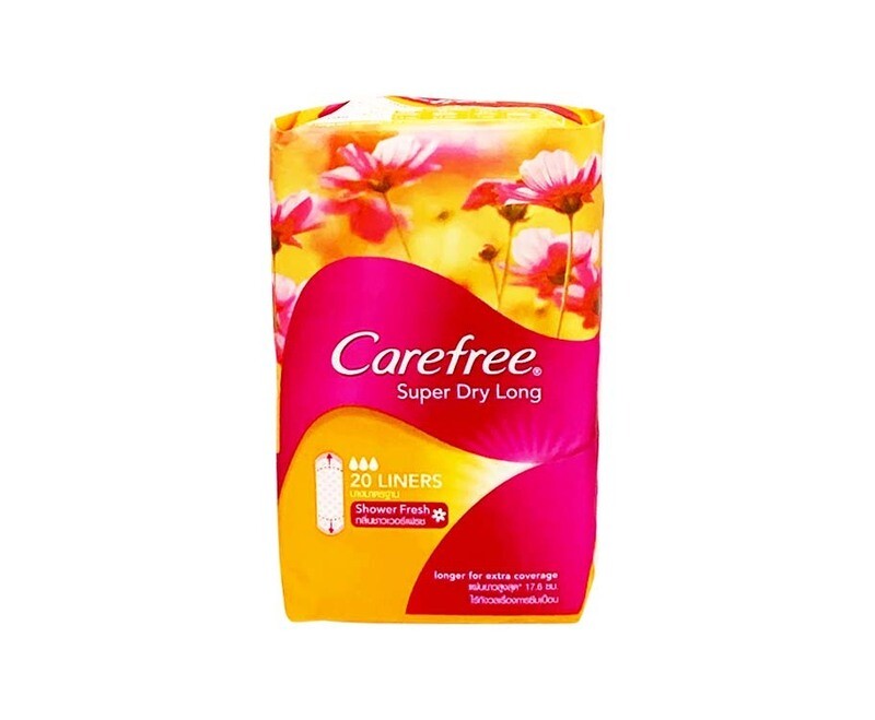 Carefree Super Dry Long Shower Fresh 20 Liners