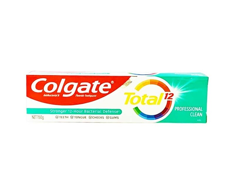 Colgate Antibacterial &amp; Flouride Toothpaste Total 12 Professional Clean 150g