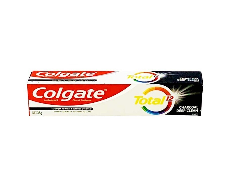 Colgate Antibacterial &amp; Flouride Toothpaste Total 12 Charcoal Deep Clean 35g