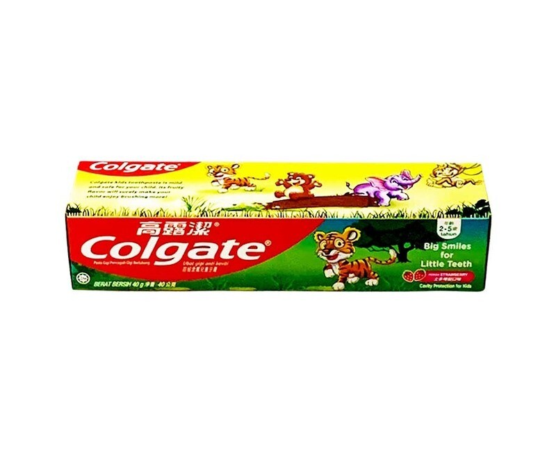 Colgate Anticavity Toothpaste Cavity Protection for Kids Strawberry Flavor 40g