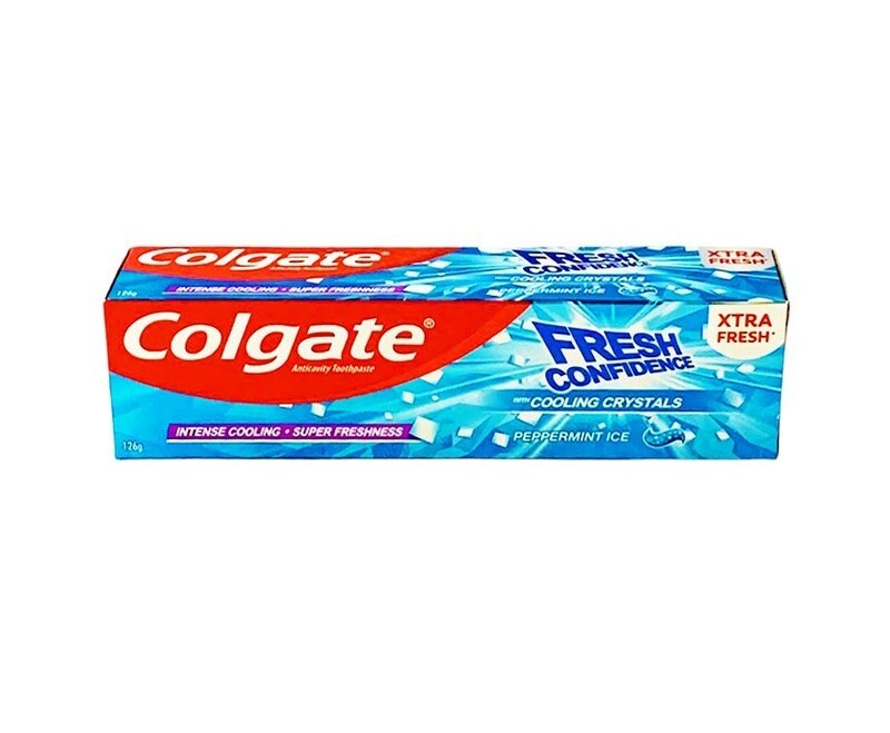 Colgate Anticavity Toothpaste Fresh Confidence with Cooling Crystals Peppermint Ice 126g