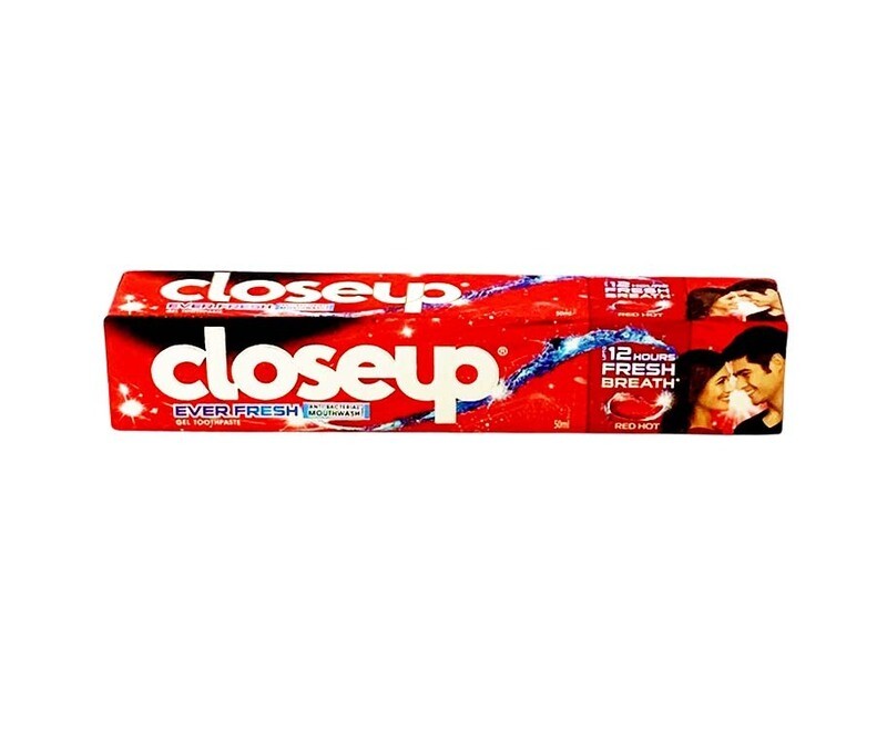 Closeup Ever Fresh Anti-Bacterial Mouthwash Gel Toothpaste Red Hot 50mL
