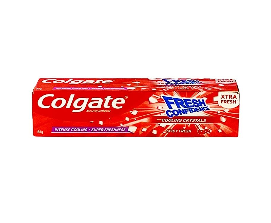 Colgate Anticavity Toothpaste Fresh Confidence with Cooling Crystals Spicy Fresh 66g