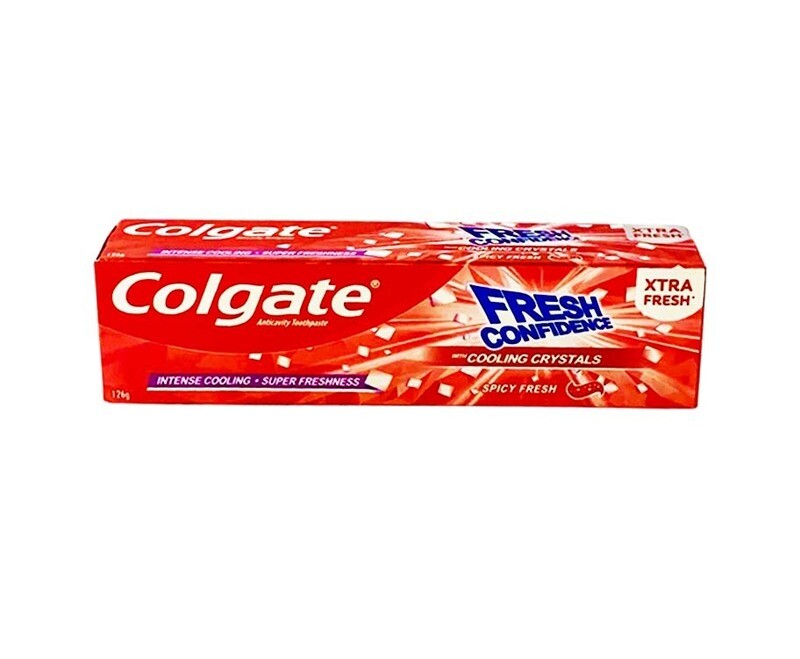Colgate Anticavity Toothpaste Fresh Confidence with Cooling Crystals Spicy Fresh 126g