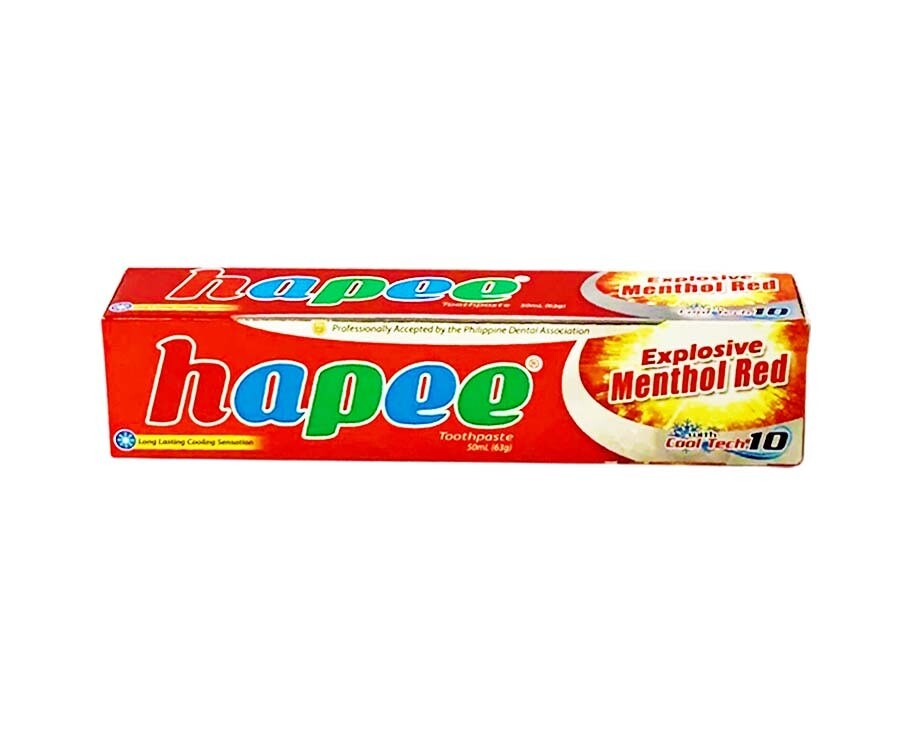 Hapee Toothpaste Explosive Menthol Red with Cool Tech 10 50mL (63g)