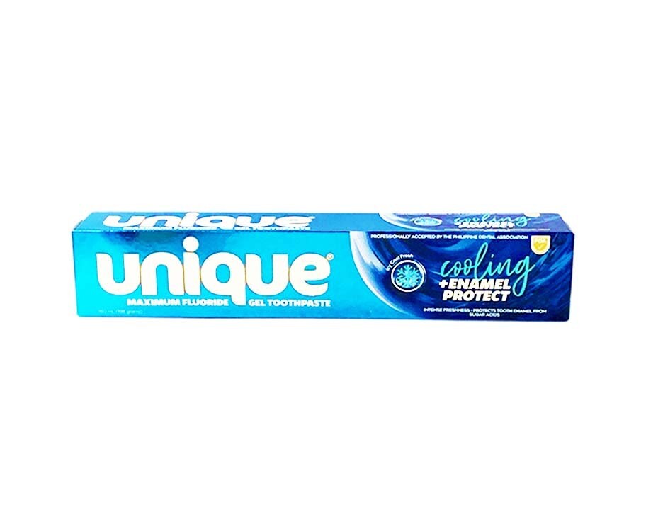 Unique Maximum Flouride Gel Toothpaste Icy Cool Fresh Cooling + Enamel Protect 150mL (198g)