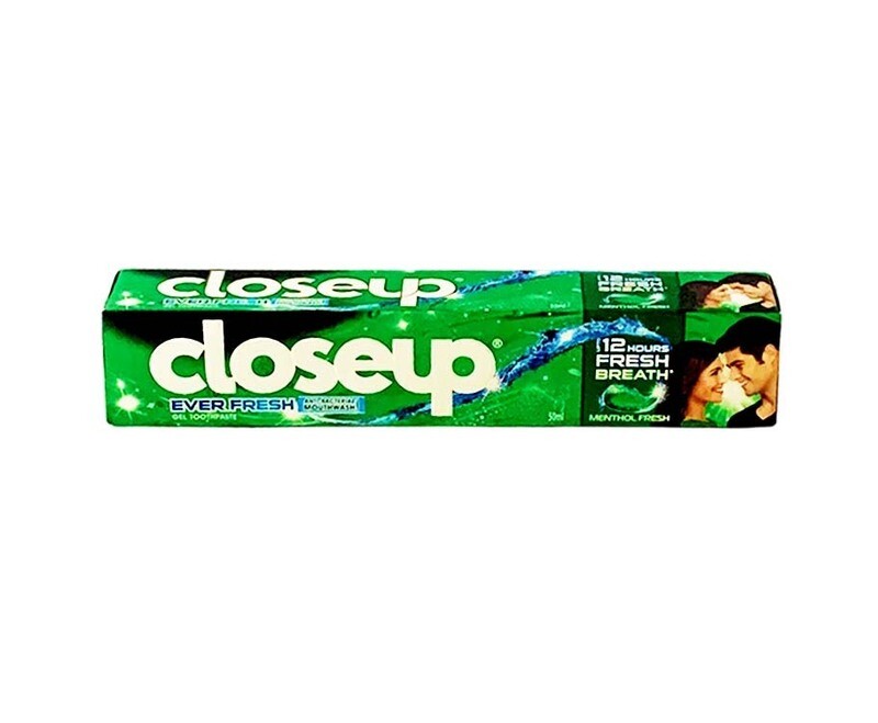 Closeup Ever Fresh Anti-Bacterial Mouthwash Menthol Fresh Gel Toothpaste 50mL