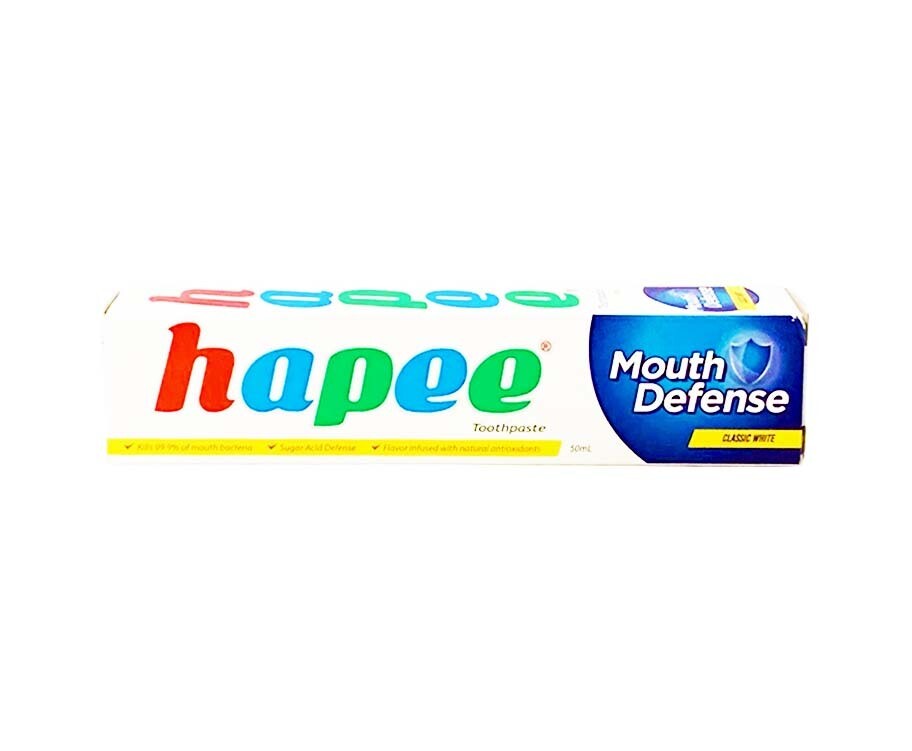 Hapee Toothpaste Mouth Defense Classic White 50mL