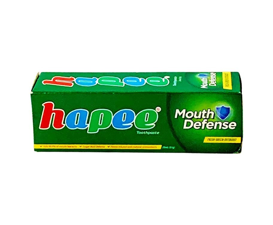 Hapee Toothpaste Mouth Defense Fresh Green Outburst 25mL (31g)