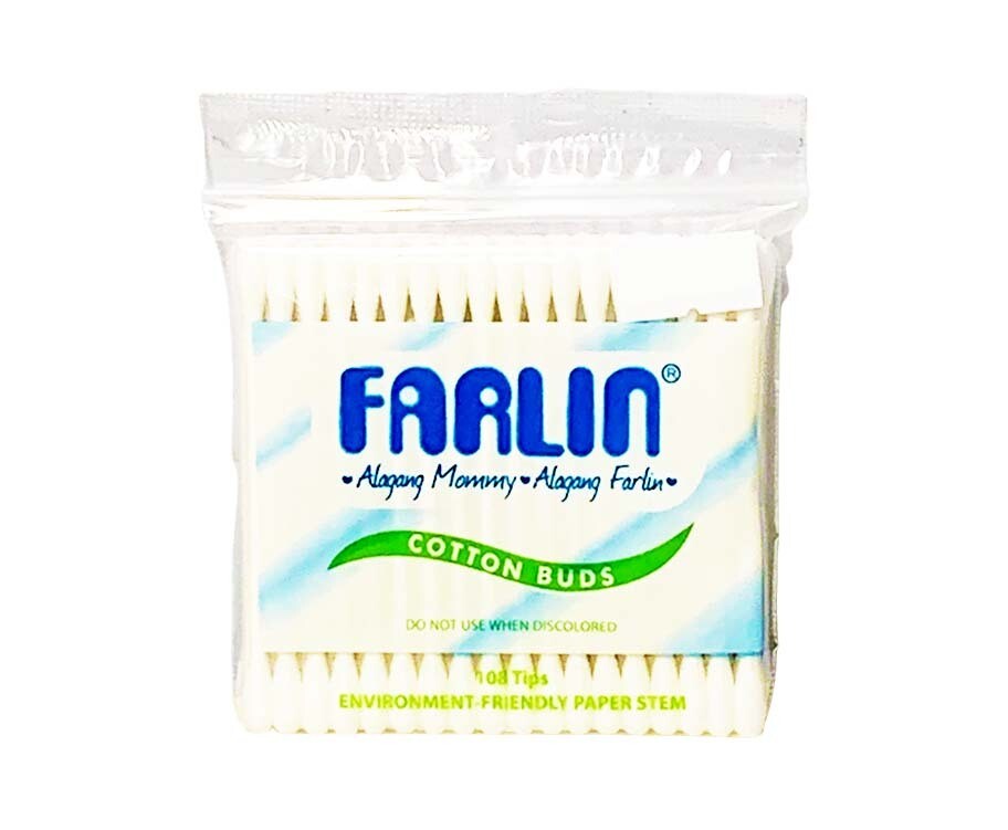 Farlin Cotton Buds Paper Stem 108 Tips