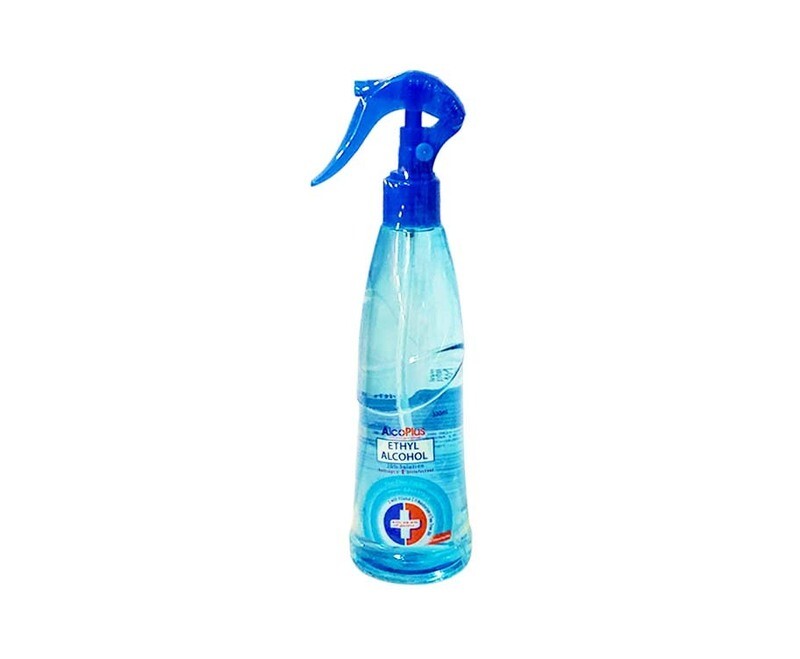 AlcoPlus Ethy Alcohol 70% Solution Antiseptic Disinfectant Spray 330mL