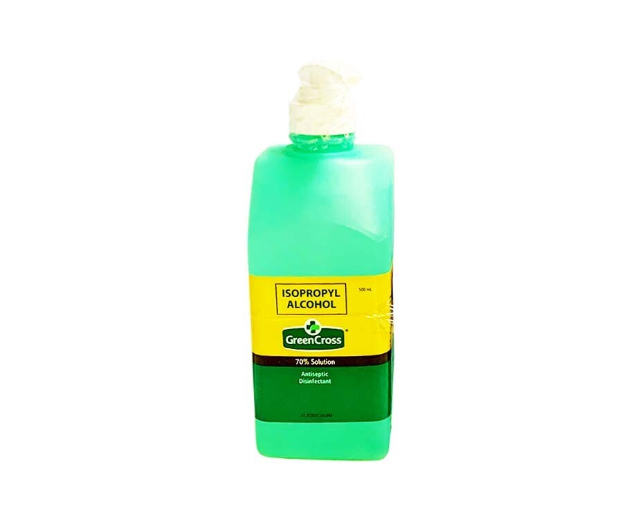 Green Cross Isopropyl Alcohol 70% Solution Antiseptic Disinfectant 500mL