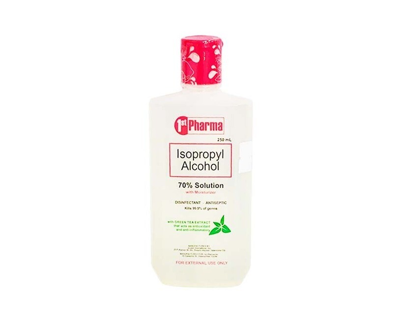 1st Pharma Isopropyl Alcohol 70% Solution with Moisturizer with Green Tea Extract 250mL