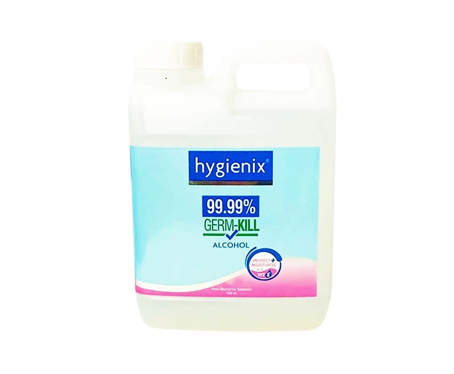 Hygienix 99.99% Germ-Kill Alcohol Anti-Bacterial Solution 1000mL