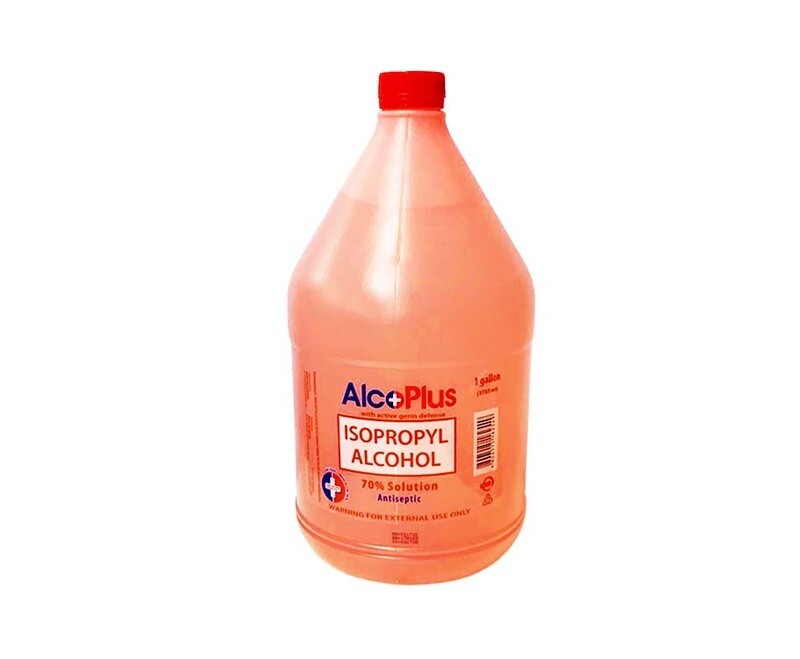 AlcoPlus Isopropyl Alcohol 70% Solution Antiseptic 1 Gallon