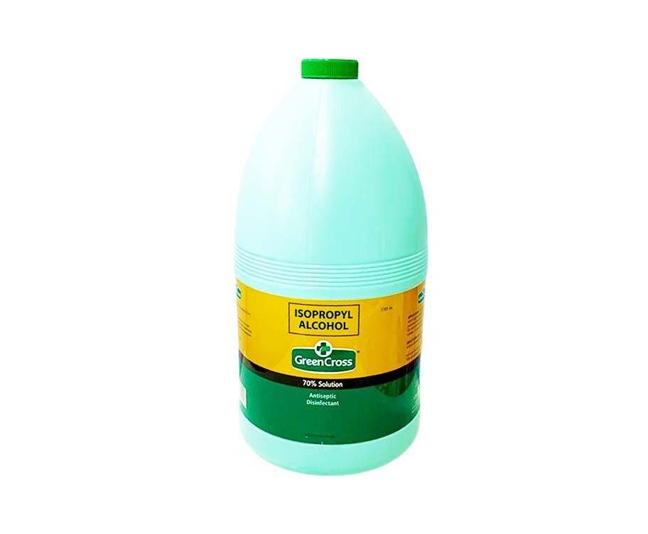 Green Cross Isopropyl Alcohol 70% Solution Antiseptic Disinfectant 3785mL