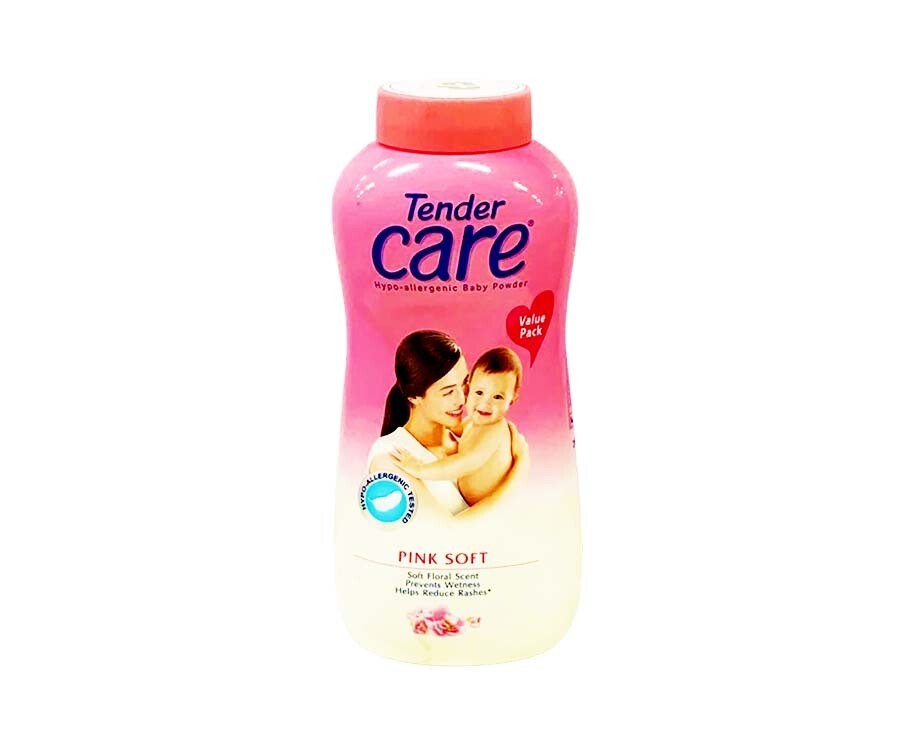 Tender Care Hypo-Allergenic Baby Powder Pink Soft Value Pack 200g