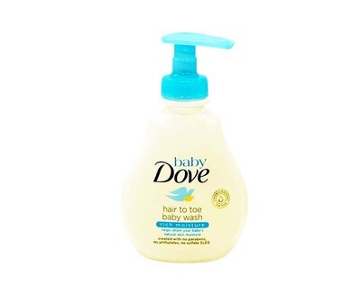 Baby Dove Hair-to-Toe Body Wash Rich Moisture 200mL