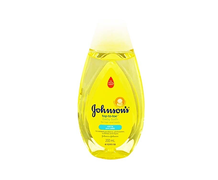 Johnson's Top-to-Toe Baby Bath For Hair and Body Mild as Pure Water 200mL
