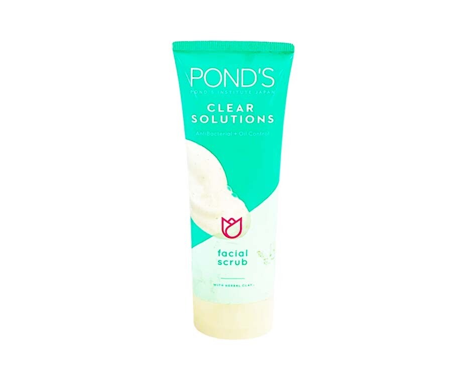 Pond&#39;s Clear Solutions Anti-Bacterial Oil Control Facial Scrub 100g
