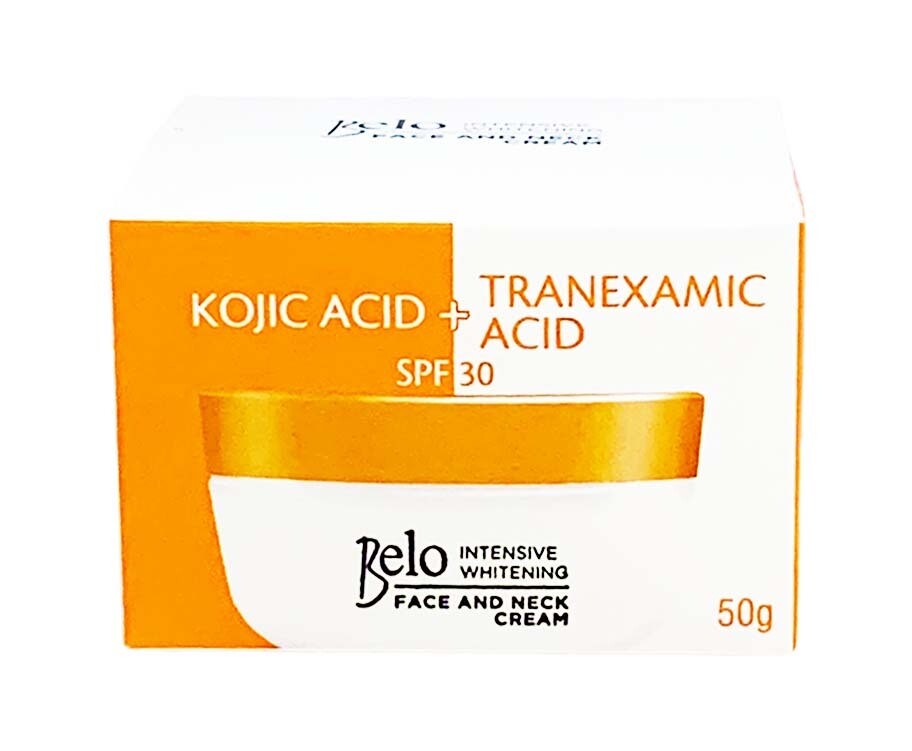 Belo Intensive Whitening Kojic Acid + Tranexamic Acid SPF30 Face &amp; Neck Cream 50g