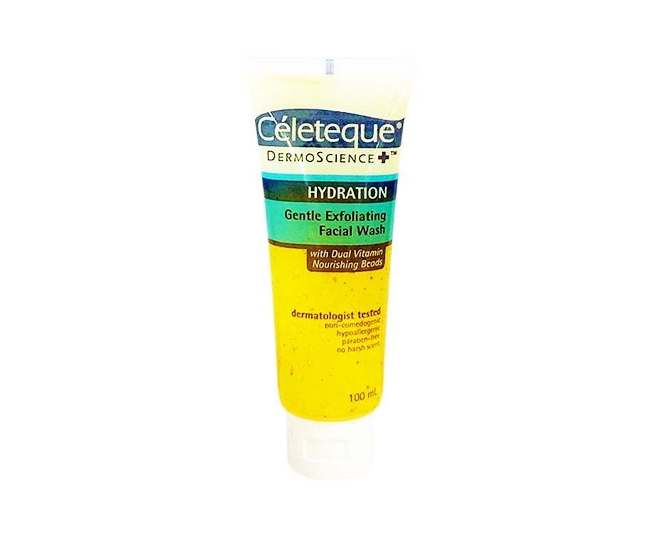 Celeteque DermoScience Hydration Gentle Exfoliating Facial Wash 100mL