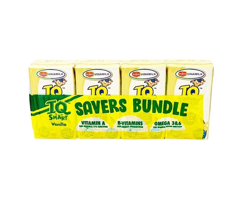 Del Monte Vinamilk IQ Smart Vanilla Savers Bundle (4 Packs x 110mL)