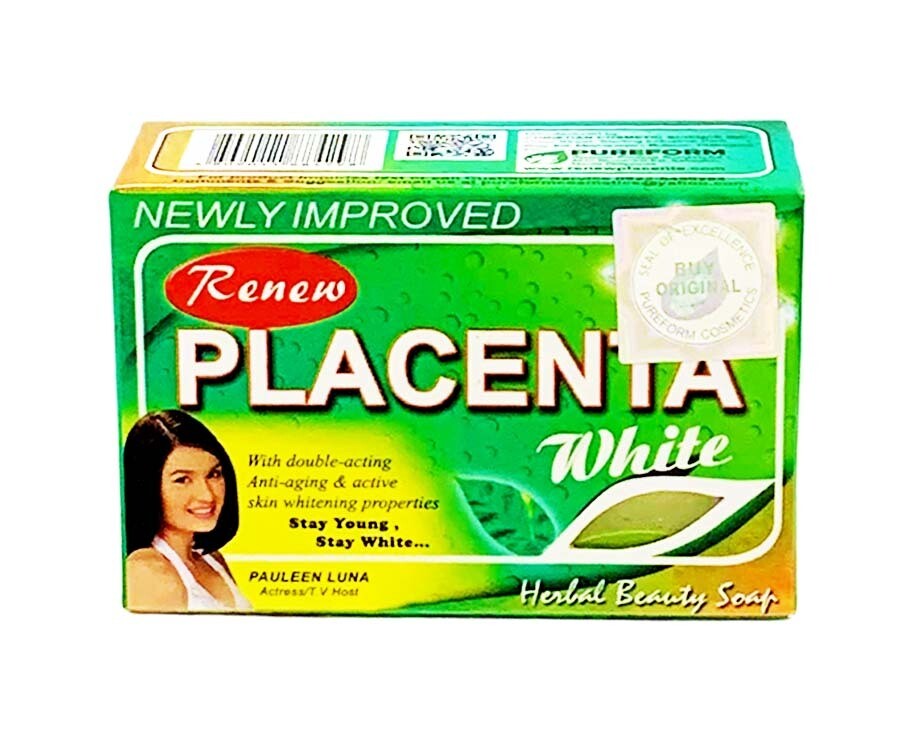 Renew Placenta White Herbal Beauty Soap 90g