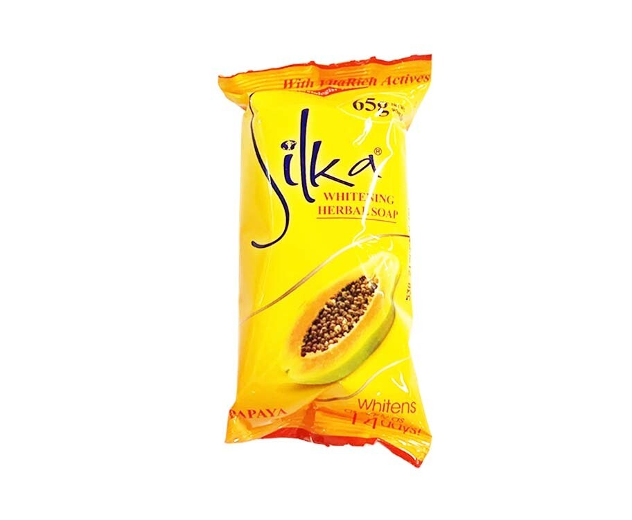 Silka Whitening Herbal Soap Papaya 65g