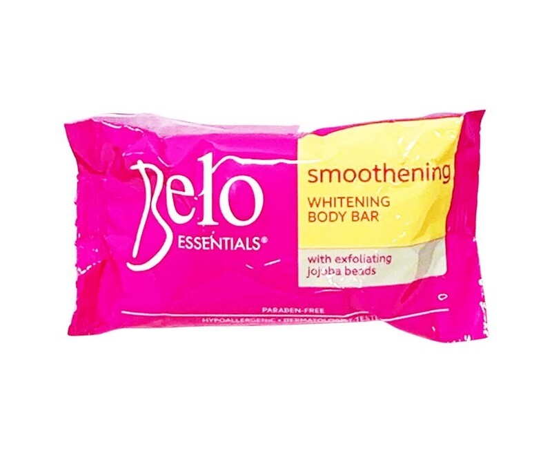 Belo Essentials Smoothening Whitening Body Bar with Exfoliating Jojoba Beads 65g