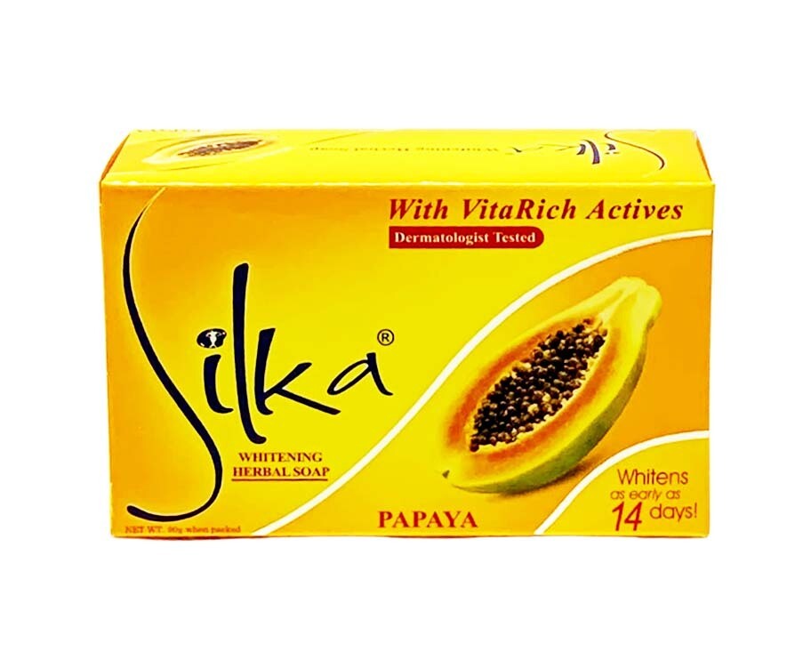 Silka Whitening Herbal Soap Papaya 90g