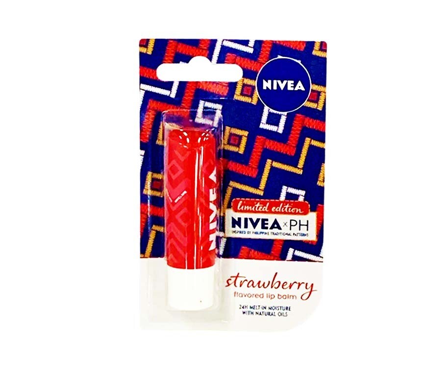 Nivea Strawberry Flavored Lip Balm 4.8g/ 5.5mL